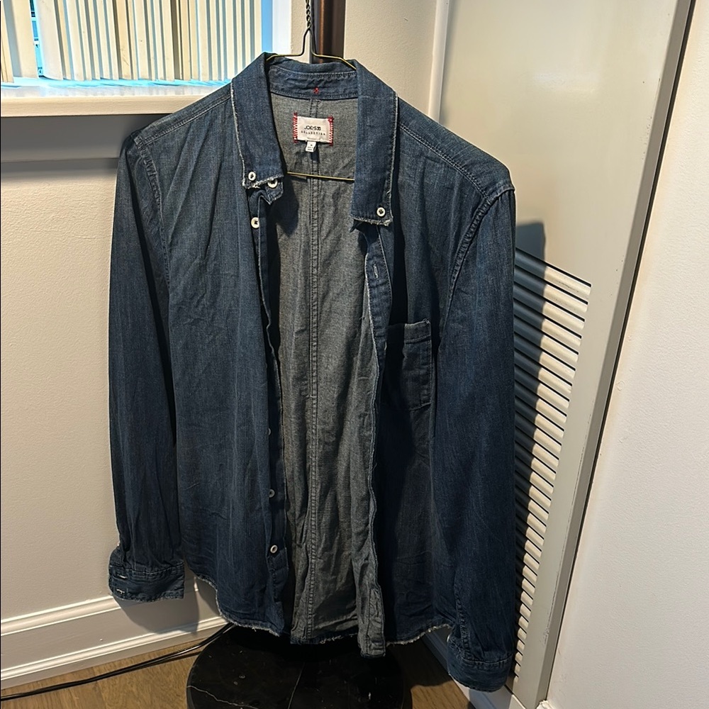 Joe's Jeans Men's Blue Denim Shirt Jacket